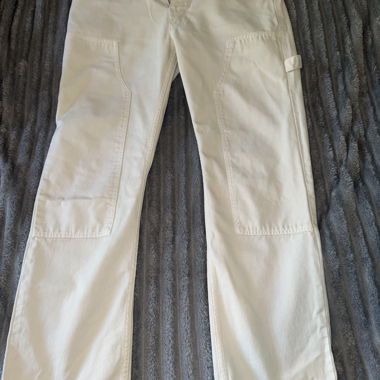 White Cargo Pants