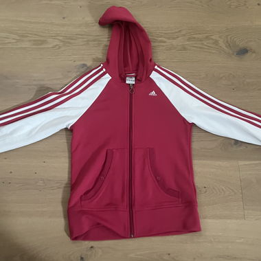 veste adidas vintage rose zippée