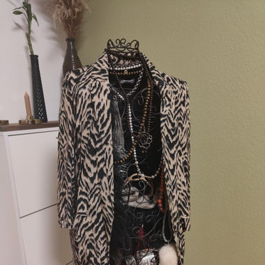 Veste blazer zèbre