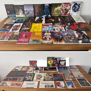 Collection of Comics, Posters and Board Games