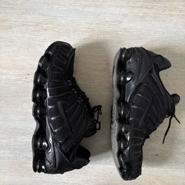 Black Nike Air Max sneakers