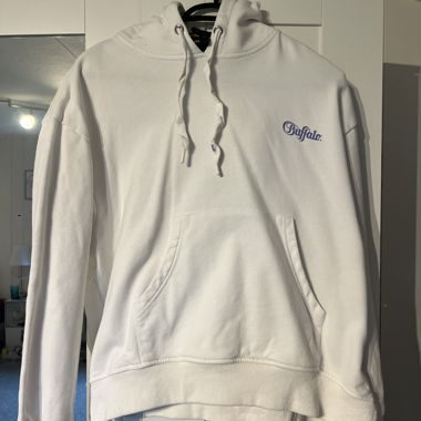 Sweat à capuche blanc Buffalo