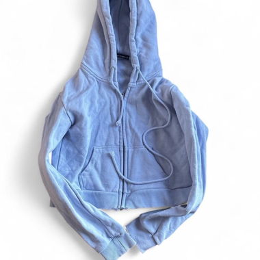 Brandy Melville Zip Hoodie hellblau