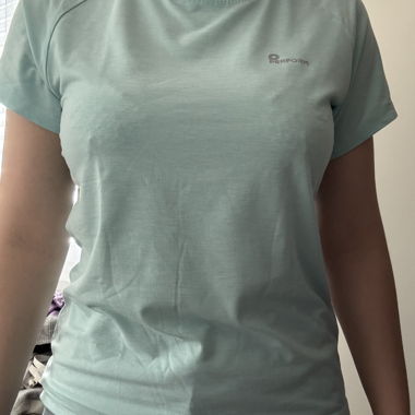 T-shirt sportiva Perform azzurro chiaro