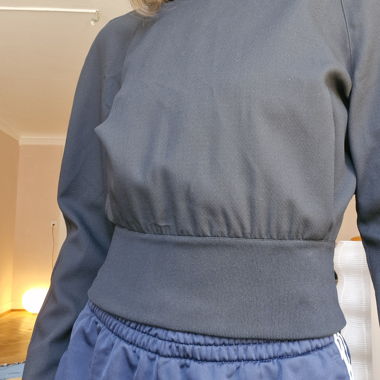 Black COS Open-Back Top