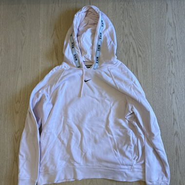 Felpa con cappuccio Nike rosa