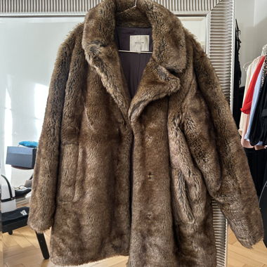 Selected Femme - Faux Fur Coat