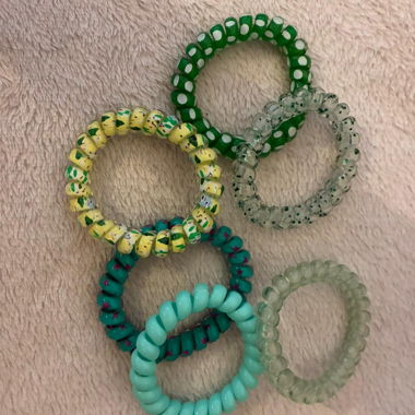 Set di 6 Elastici per Capelli
