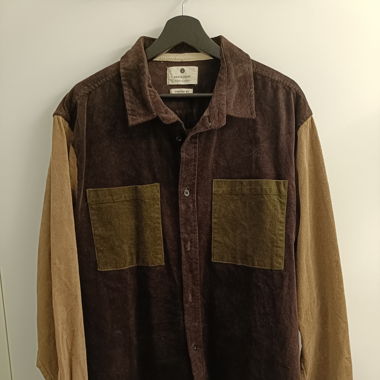 Chemise en velours côtelé Anerkjendt XL (neuve)