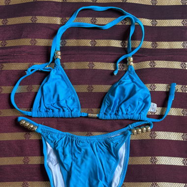 Turquoise bikini