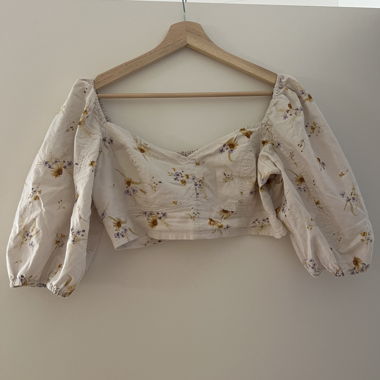 Haut H&M Taille M en mélange de lin