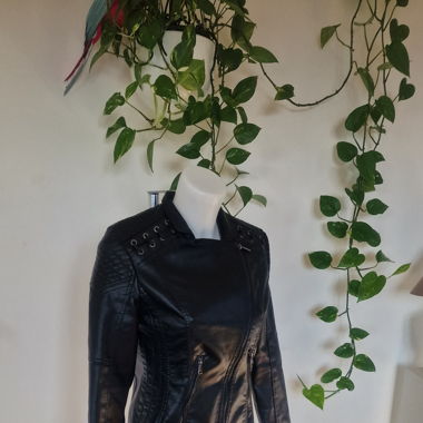 Kunstlederjacke