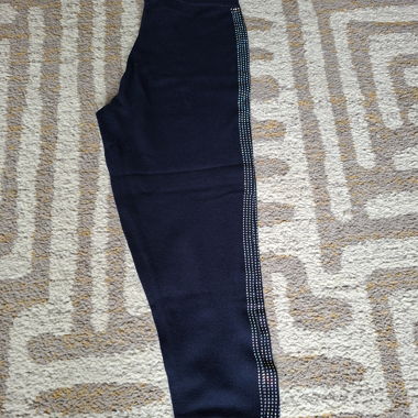 Pantalon tricot Versace 1969 avec strass