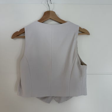 Gilet tailleur beige