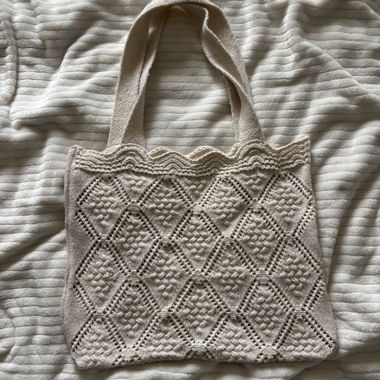 Süsse Beige Stofftasche