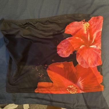 Floral Print Bandeau Top