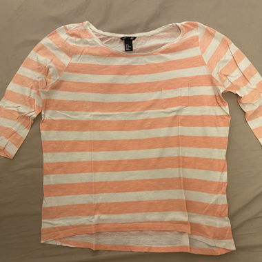 H&M Striped Long-Sleeve T-Shirt M