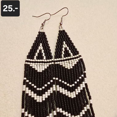 Boucles d'oreilles en perles de Miyuki fait main 