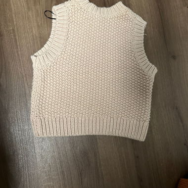 Strickpullover Ärmellos
