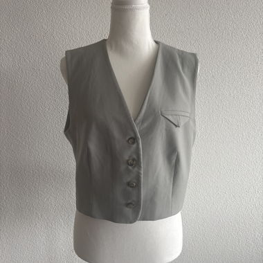 Gilet smanicato grigio