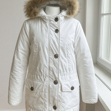 Woolrich (modello Arctic Parka) bianco Taglia S