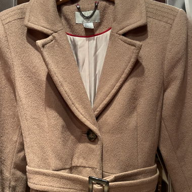 Cappotto beige H&M con cintura