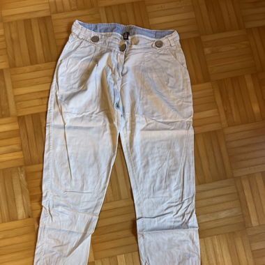 Hosen lang beige