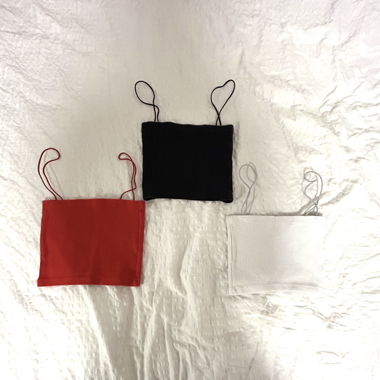 Tops courts Cropped / Bandeau ZARA – lot de 3