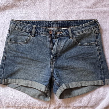Denim Waist Shorts
