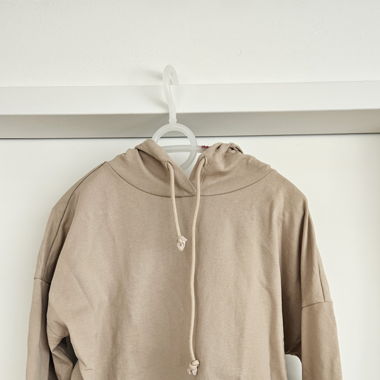 beiger Hoodie