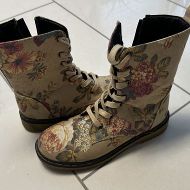 Floral Ankle Boots