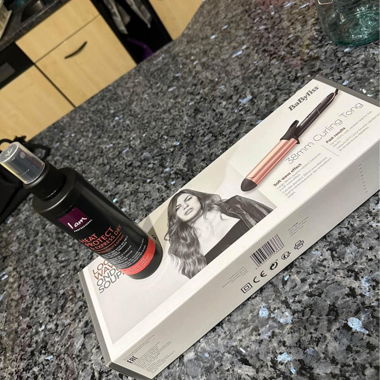 Lockenstab mit Hitzeschutz
