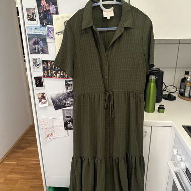 Grünes Maxikleid