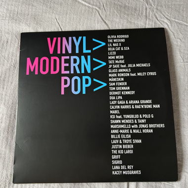 Vinyle pop moderne - 30 artistes