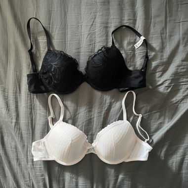 embroidered bras