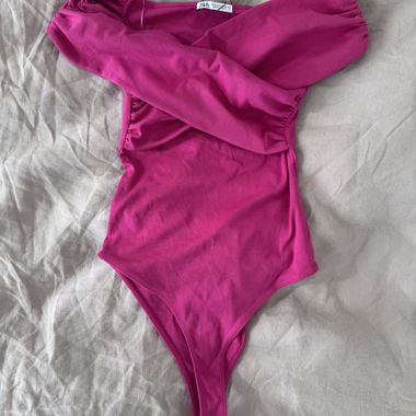 Zara pink bodysuit