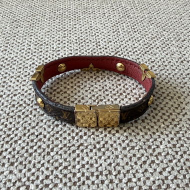 Bracelet Louis Vuitton rouge-brun / réversible