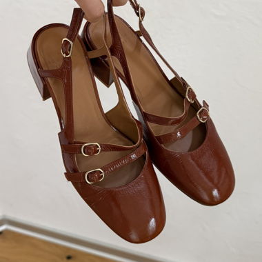 Brown Sézane Pumps