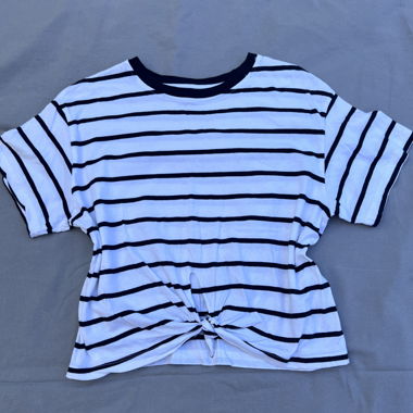 Crop-top à rayures