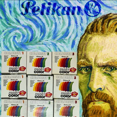 LOT DE PEINTURE A L’HUILE- PELIKAN