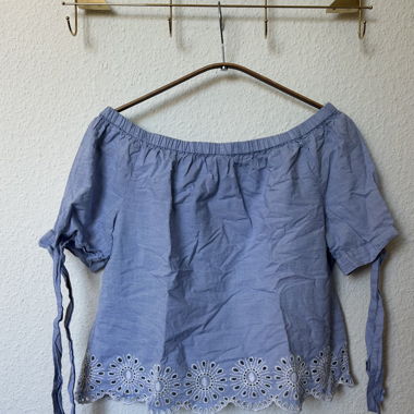 cute blue shirt