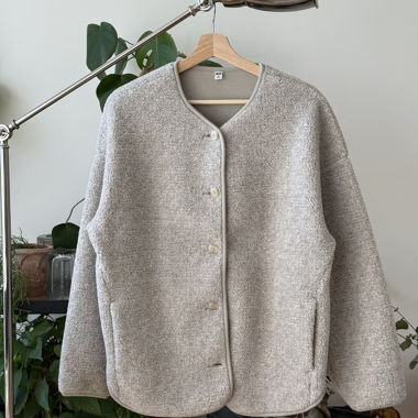 Veste polaire beige - Uniqlo