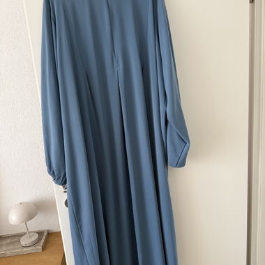 Robe longue bleue