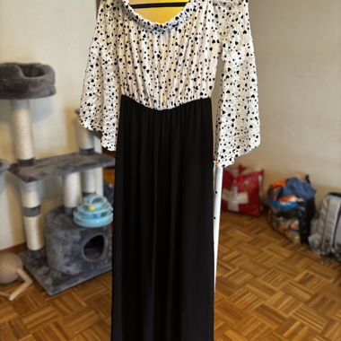 Long dress shoulders free 