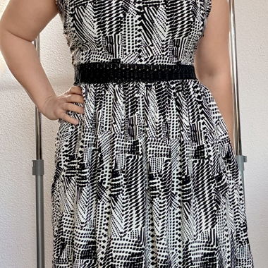 Black-and-white Dress