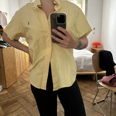 Yellow Ralph Lauren Short-Sleeve Shirt