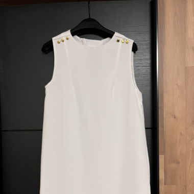 Simple white dress