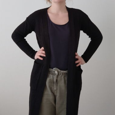 Vendo cardigan lungo nero