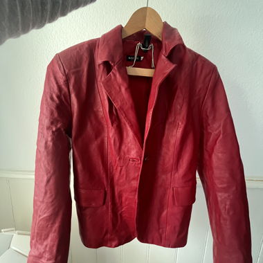 Red Leder Blazer