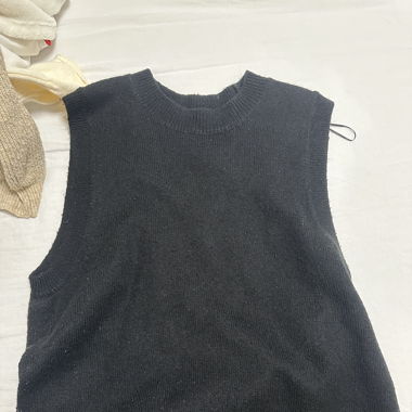 Schwarze strickpulli